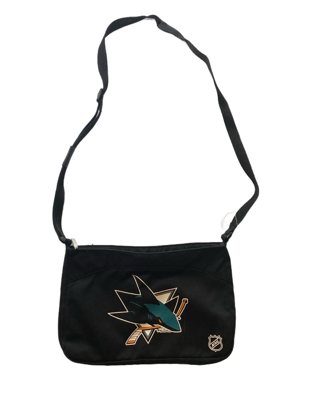 San Jose Sharks Black Crossbody Stadium Bag NWOT